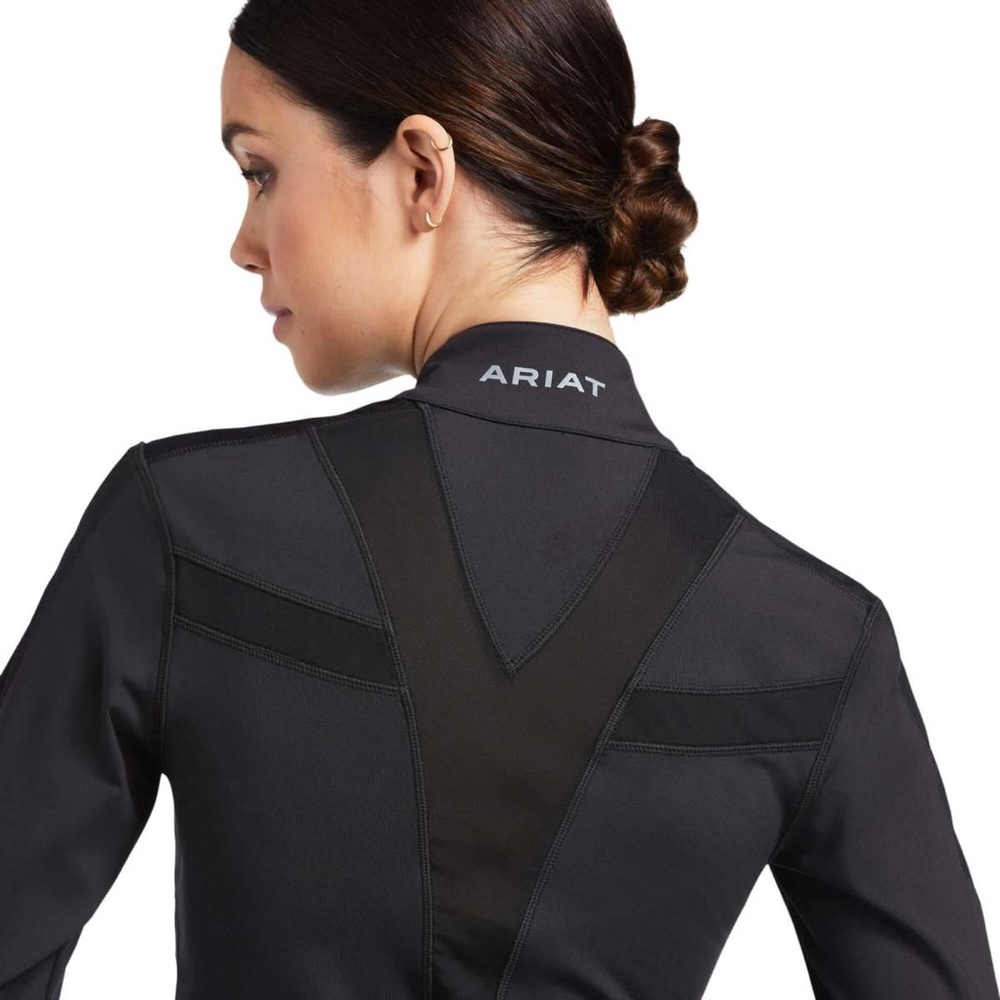 Ariat Women's Ascent Full Zip Black Equestrian Jacket - Picture 5 of 13